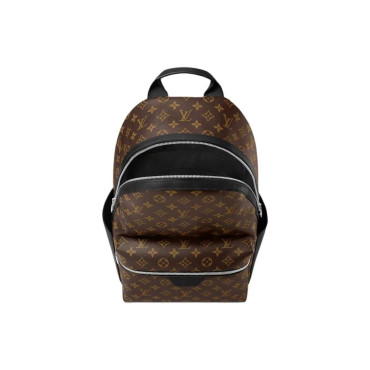Leather brown backpack
