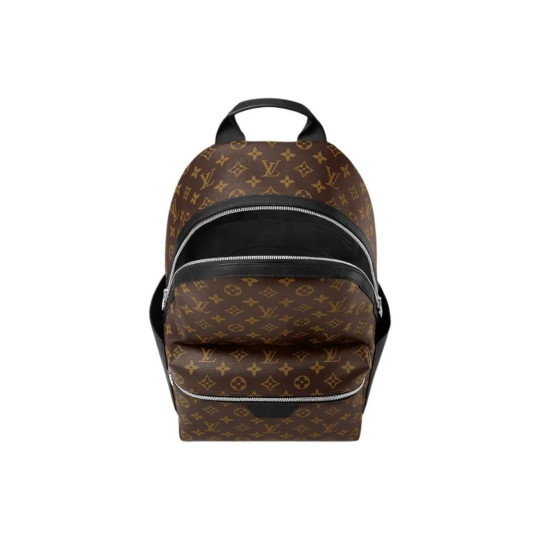 Leather brown backpack