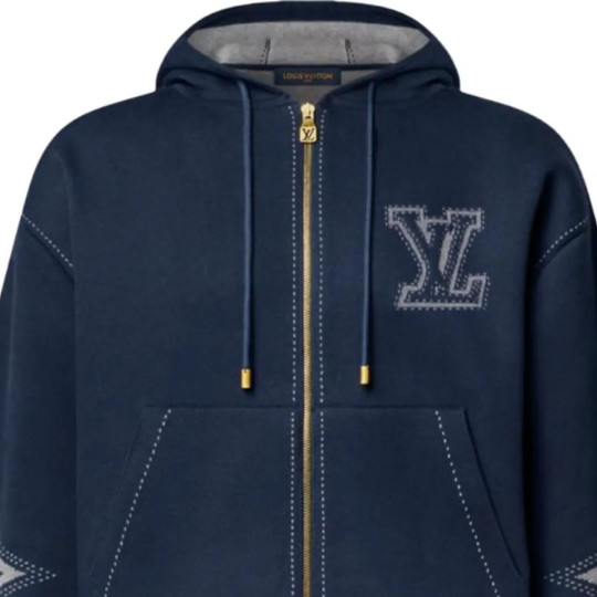 Louis Vuitton Blue Men's Hoodie
