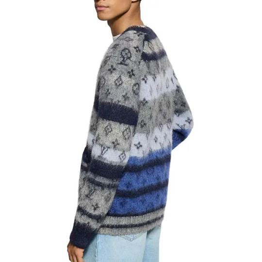 Louis Vuitton Monogram Mohair Men's Cardigan