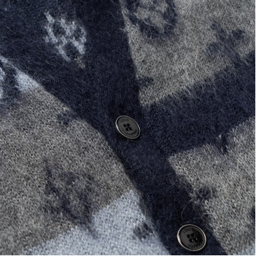 Louis Vuitton Monogram Mohair Men's Cardigan