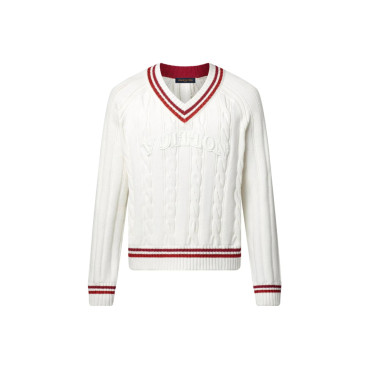 Louis Vuitton White Men's Sweater