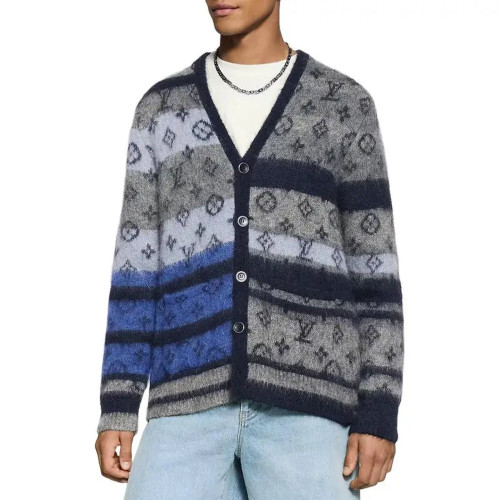 Louis Vuitton Monogram Mohair Men's Cardigan