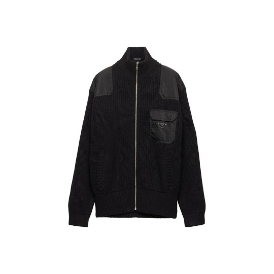 Prada Black Men's Cardigan