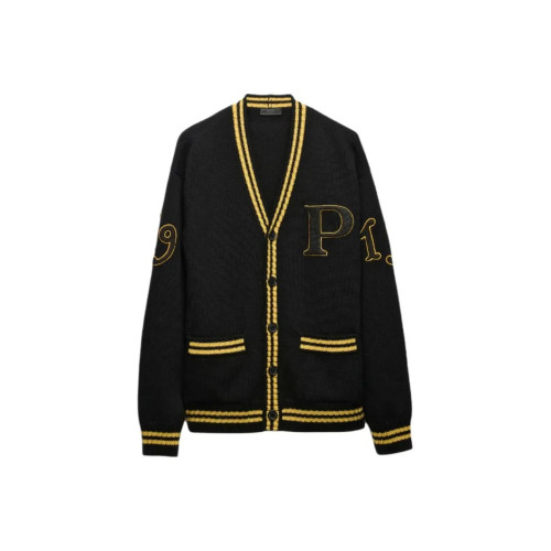 Prada Black Men's Cardigan