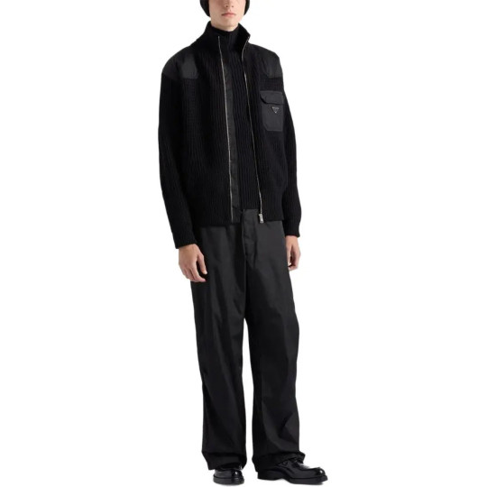Prada Black Men's Cardigan