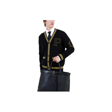 Prada Black Men's Cardigan