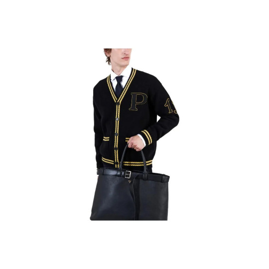Prada Black Men's Cardigan