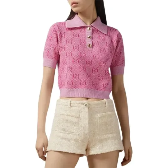 Logo Pink Polo Shirt