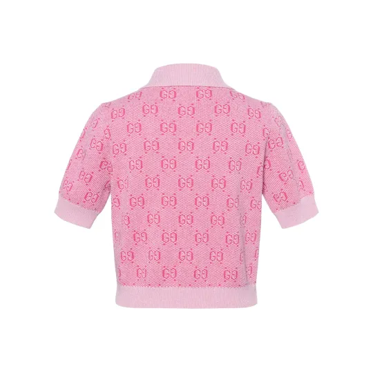 Logo Pink Polo Shirt