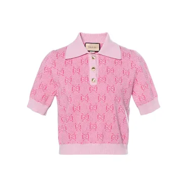 Logo Pink Polo Shirt