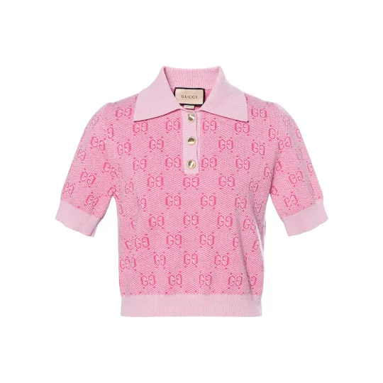 Logo Pink Polo Shirt
