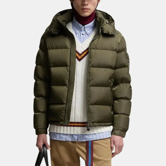 Moncler Maya Olive Green Men's Down Jacket