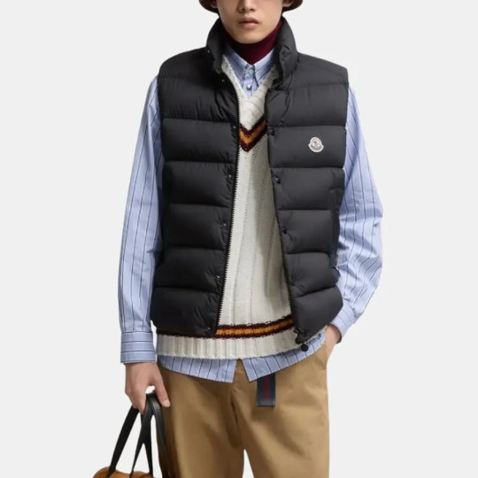 Moncler Tibb Black Men's Vest