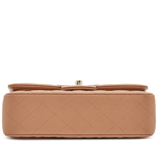 Classic Flap Bag Lambskin Dark Beige