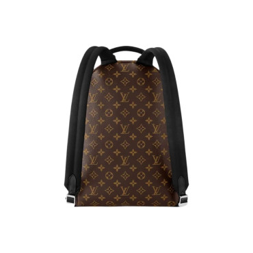 Leather brown backpack