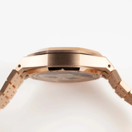 Royal Oak Chronograph Rose Gold Khaki Green Dial watch