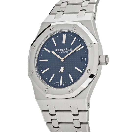 Royal Oak Jumbo Extra-Thin Stainless Steel Blue Dial watch