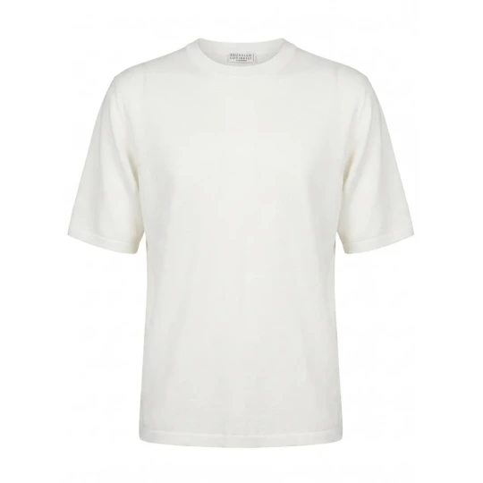 Cotton Knit Short-Sleeve T-Shirt