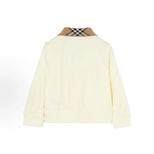 Hayfield Cotton Check-Collar Bomber Jacket