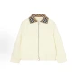 Hayfield Cotton Check-Collar Bomber Jacket