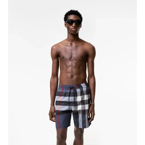 Check Swim Shorts
