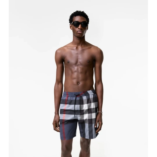Check Swim Shorts