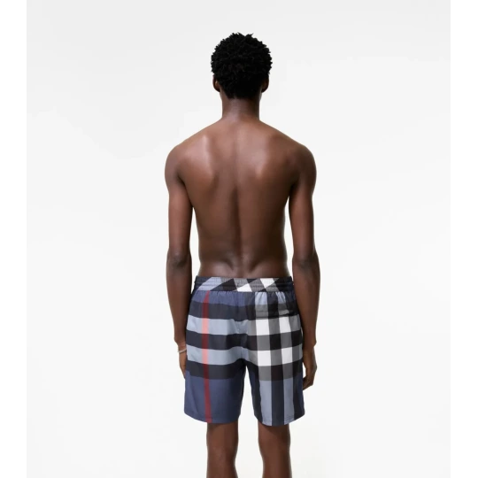 Check Swim Shorts