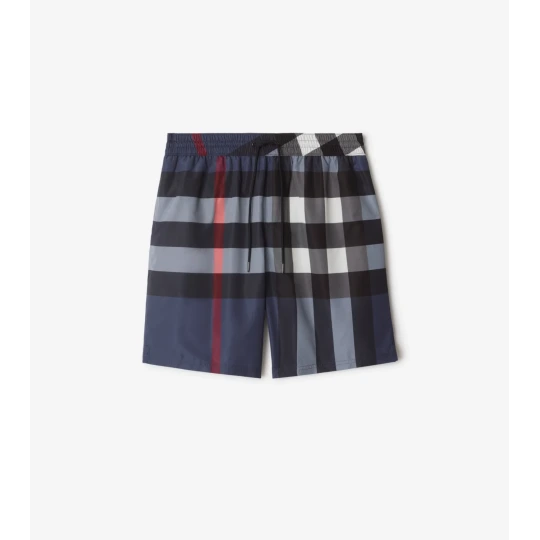 Check Swim Shorts