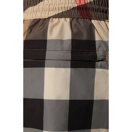 Exploded Check Swim Shorts