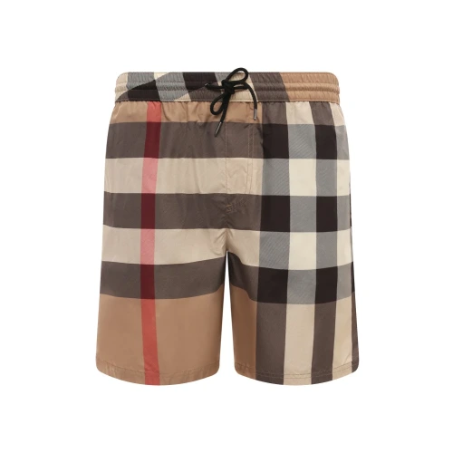 Exploded Check Swim Shorts