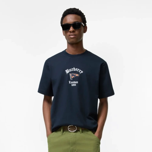 London 1856 Embroidered Logo T-Shirt