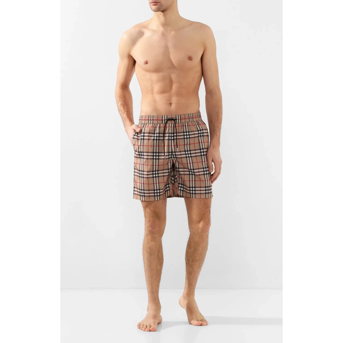 Vintage Check Drawcord Shorts