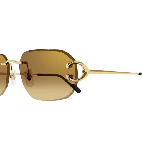 Gold Aviator Sunglasses