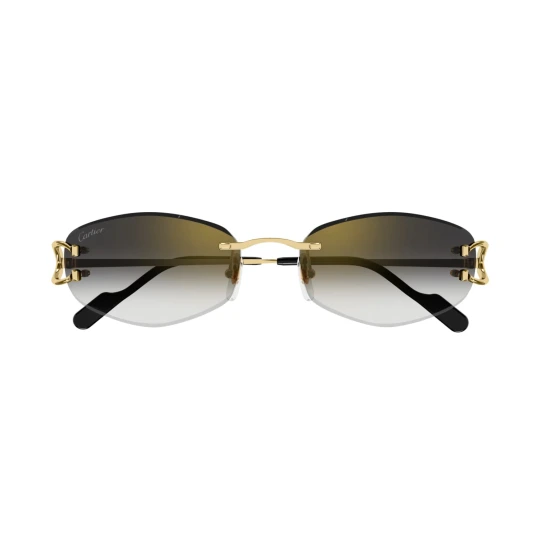Gold Square Sunglasses