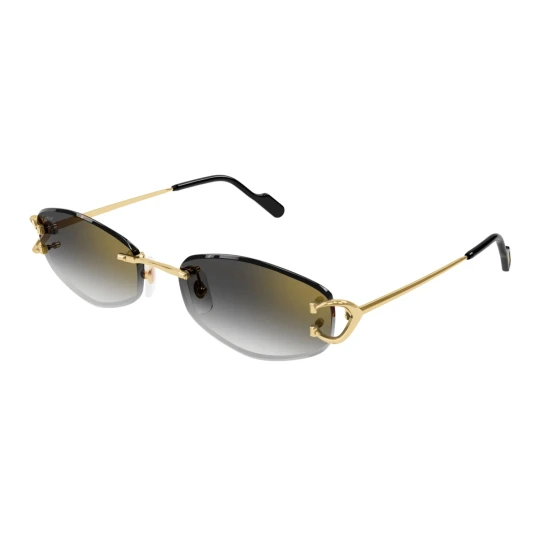 Gold Square Sunglasses
