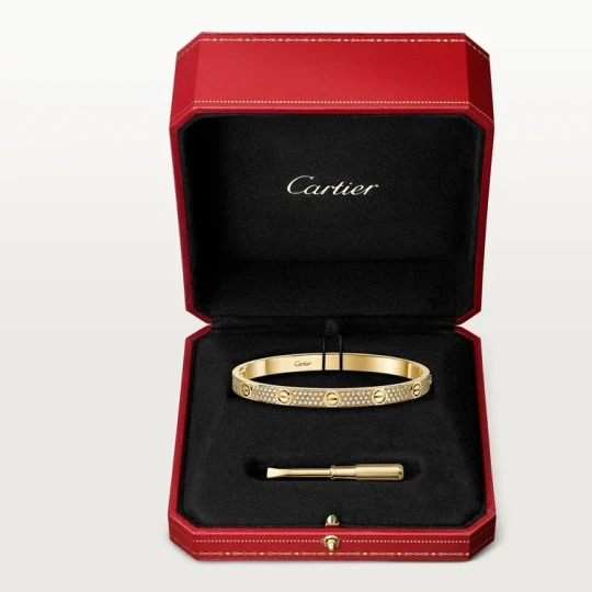 Love Bracelet Paved Diamonds