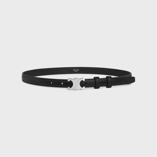 Triomphe Belt 25mm in Taurillon Leather