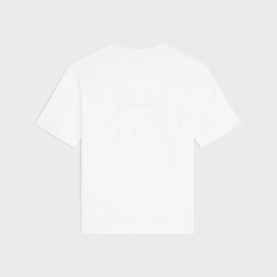 Loose t-shirt in cotton jersey