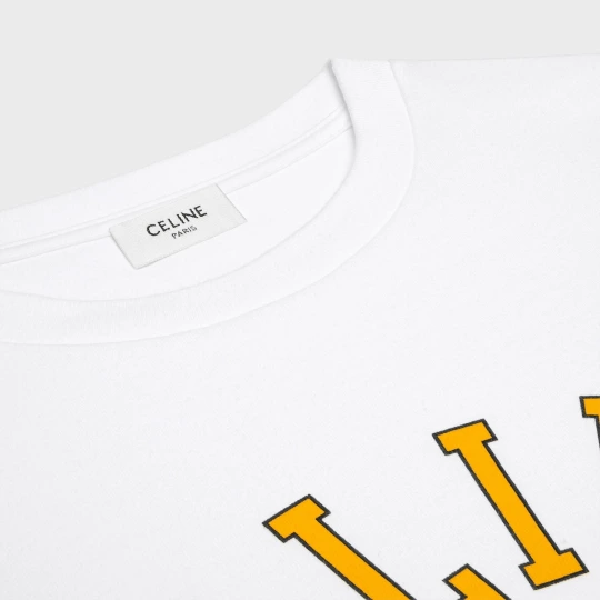 Loose t-shirt in cotton jersey