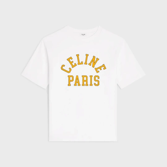 Loose t-shirt in cotton jersey