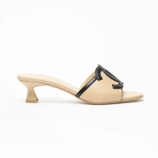 Lambskin Beige & Black