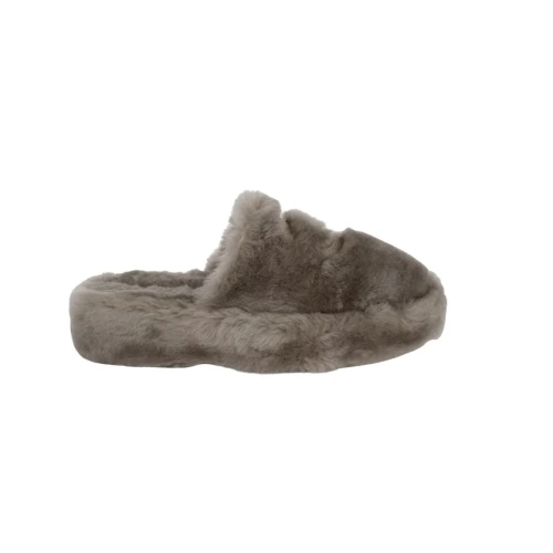 Shearling Logo Slippers