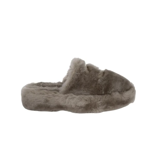Shearling Logo Slippers