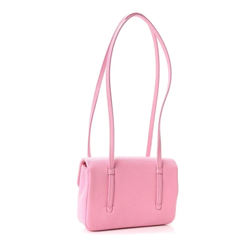 Shiny Caviar Mini Preppy Coco Shoulder Bag Rose
