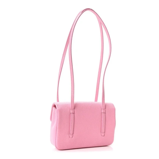 Shiny Caviar Mini Preppy Coco Shoulder Bag Rose