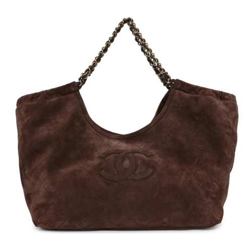 Small CC Cabas Hobo Dark Brown Bag
