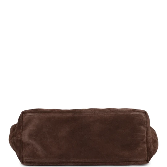Small CC Cabas Hobo Dark Brown Bag