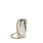 White Quilted Caviar Classic Medium Double Flap Bag