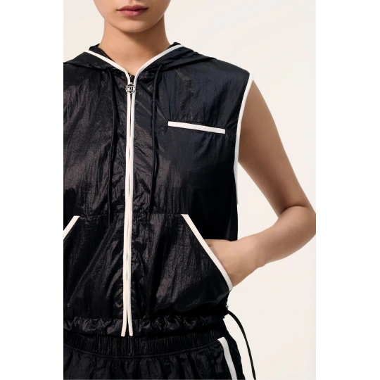 Melange Black and White Jacket